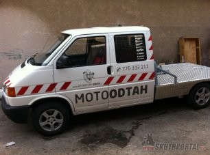 MOTOODTAH - odtahová služba pro skútristy a motorkáře